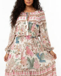 Strawberry Paris - Bordeaux Heron Maxi Dress