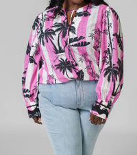 Emily Lovelock - Eva Long Sleeve V-neck Blouse - Plus