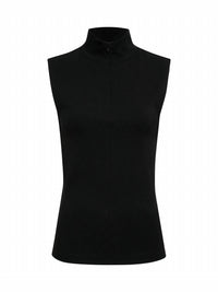 Sanctuary - Sleeveless Zip Mock Top