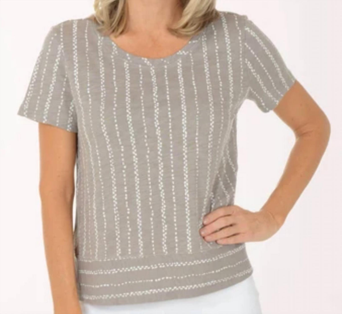 Escape By Habitat - Driftwood Stripe Dockside Tee