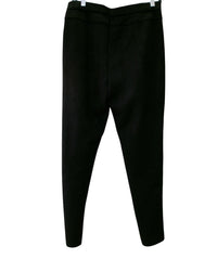 Charlie Paige Women's Suede Pants in black - women's pants - detail view