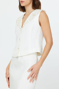 Current Air - Sleeveless V-neck Top