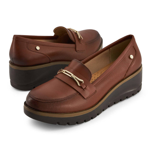 Andrea - Women's Wedge Loafers