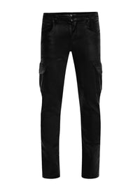 Monfrere - Preston Coated Denim Cargo Pants