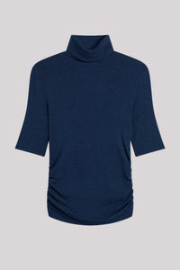 Goldie - Half Sleeve Turtle With Ruched Top