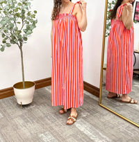 Wishlist - Stripe Tie Strap Maxi Dress