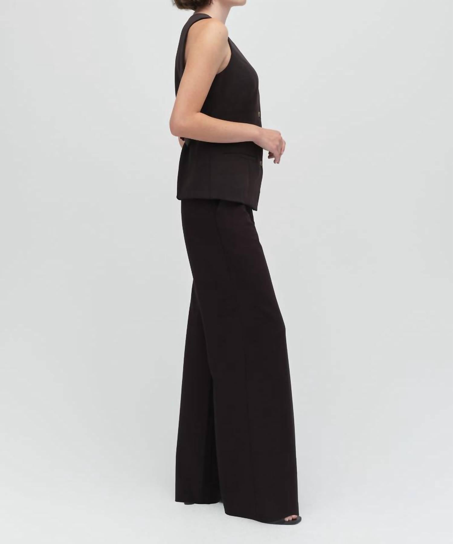 Favorite Daughter Women's The Jones Pant in black - women's pants - detail view