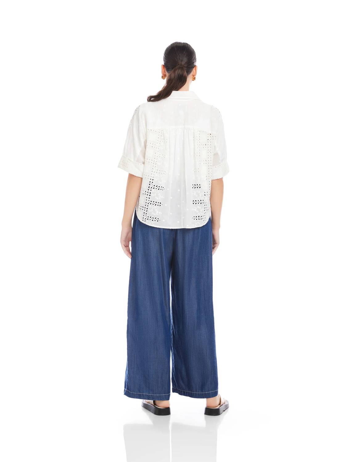 Fifteen Twenty - Alisa Eyelet Top