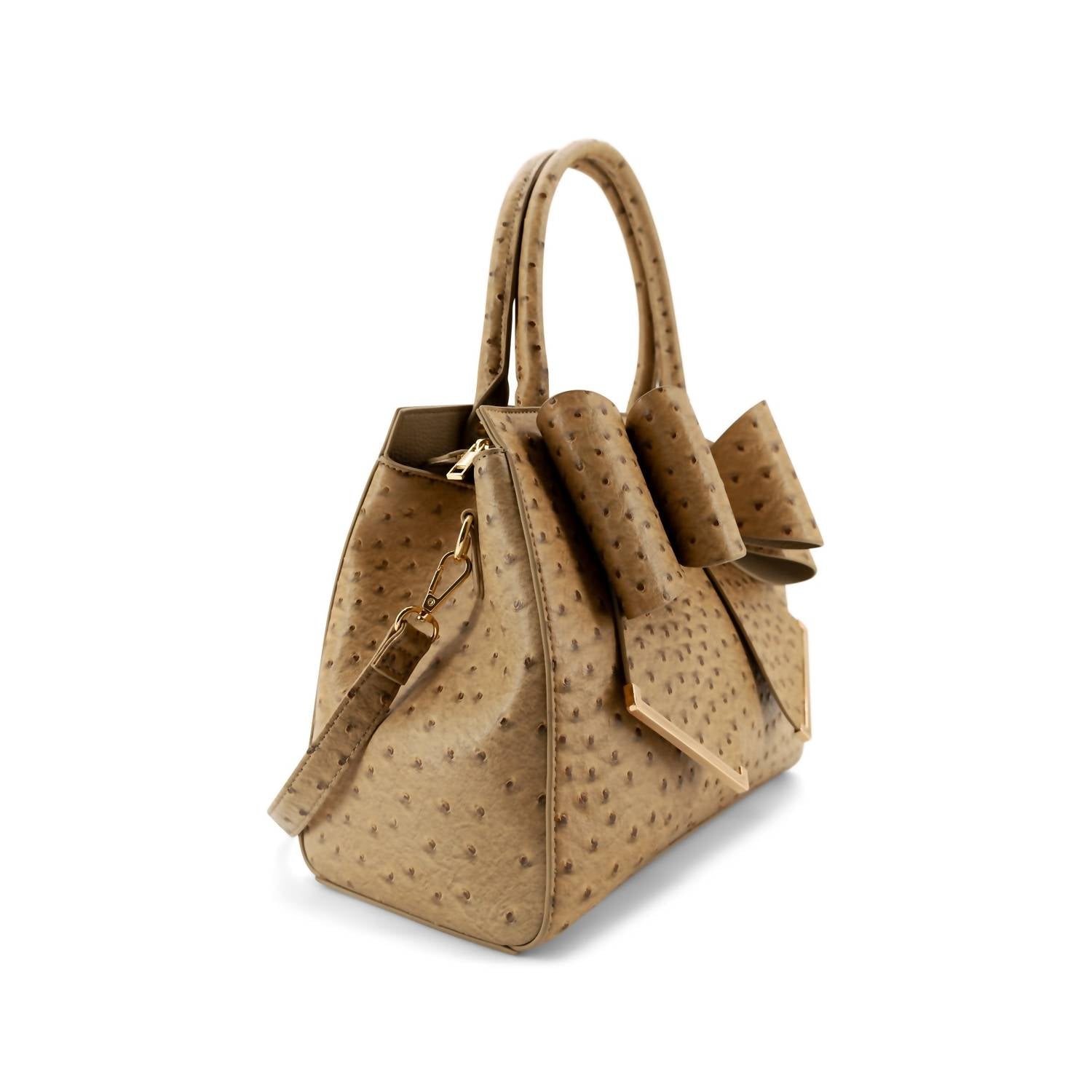 Like Dreams Women's Colette Bow Crossbody Bag in beige - women's bag - alternate view