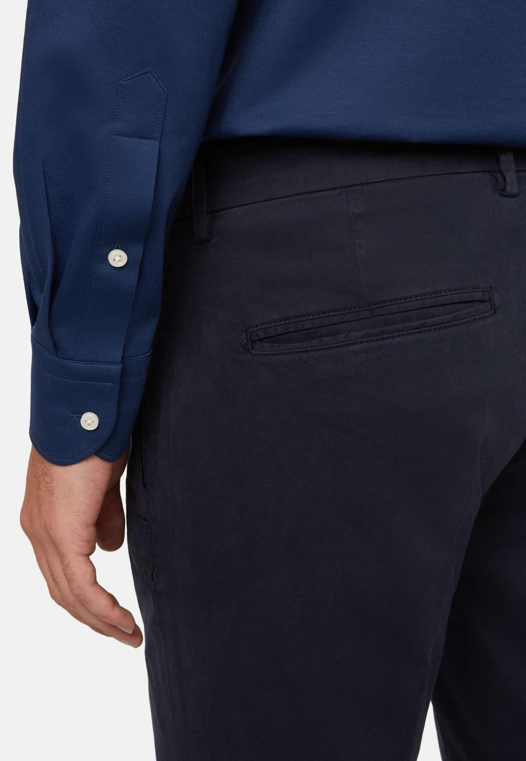 Boggi Milano - Stretch Cotton Straight Fit Dress Pant