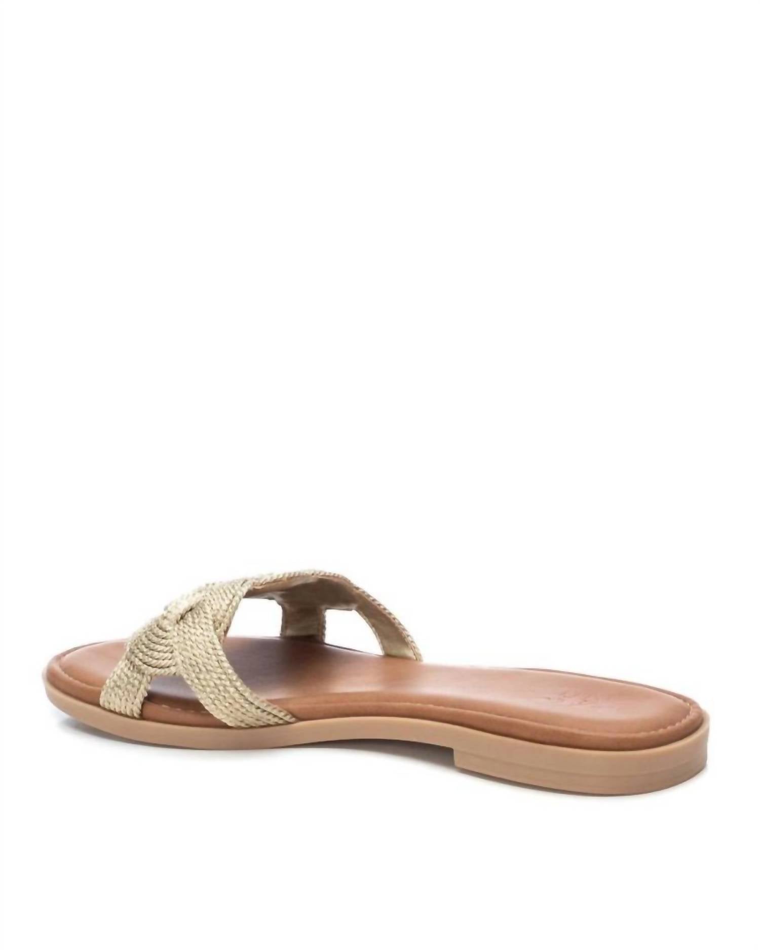 Xti - WOMEN'S BRAIDED FLAT SANDALS
