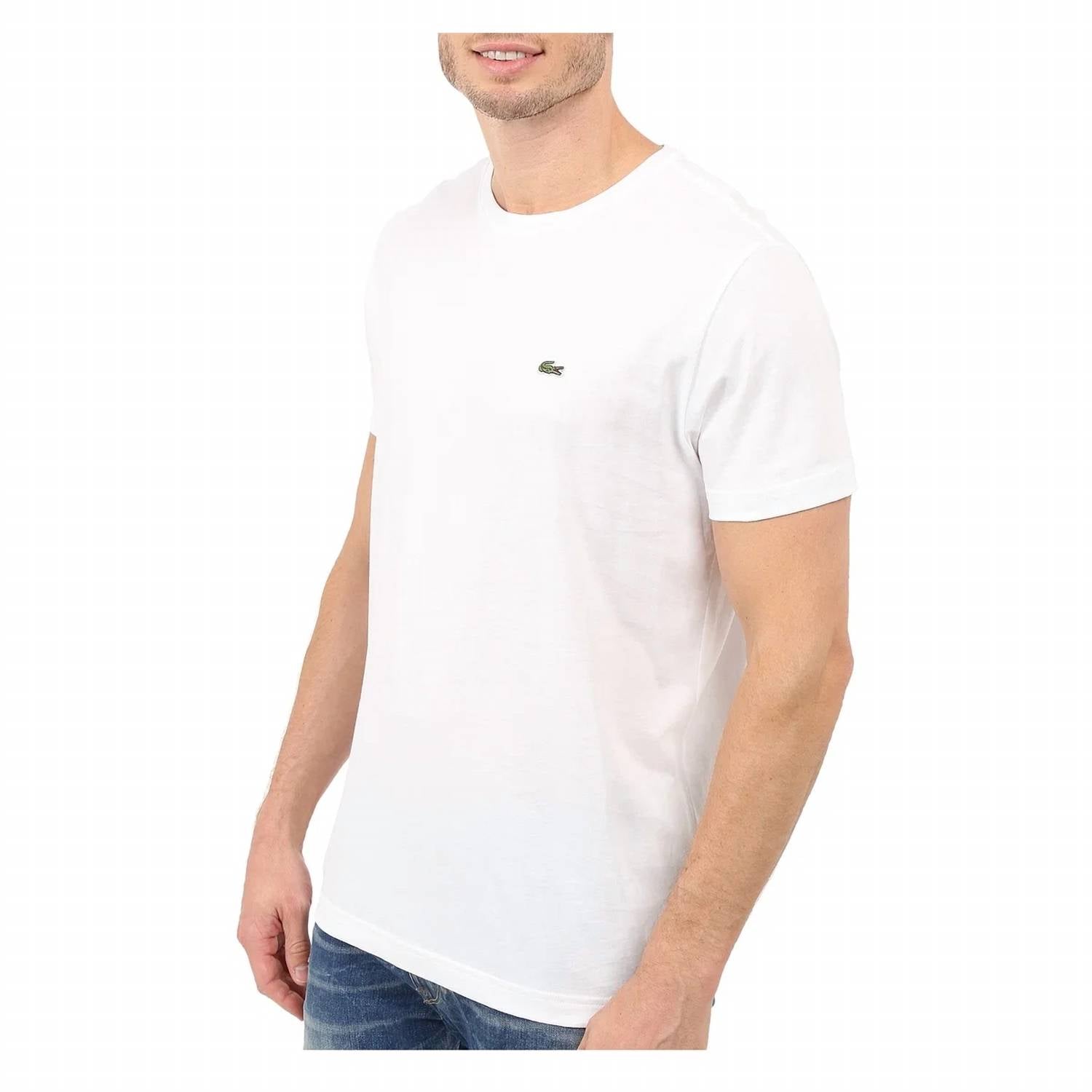 Lacoste - Men's Standard Short Sleeve Pima Crewneck Tee