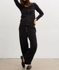 Hatch - Pointelle Wide Leg Pant