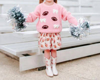 Sweet Wink - Coquette Football Patch Sweater