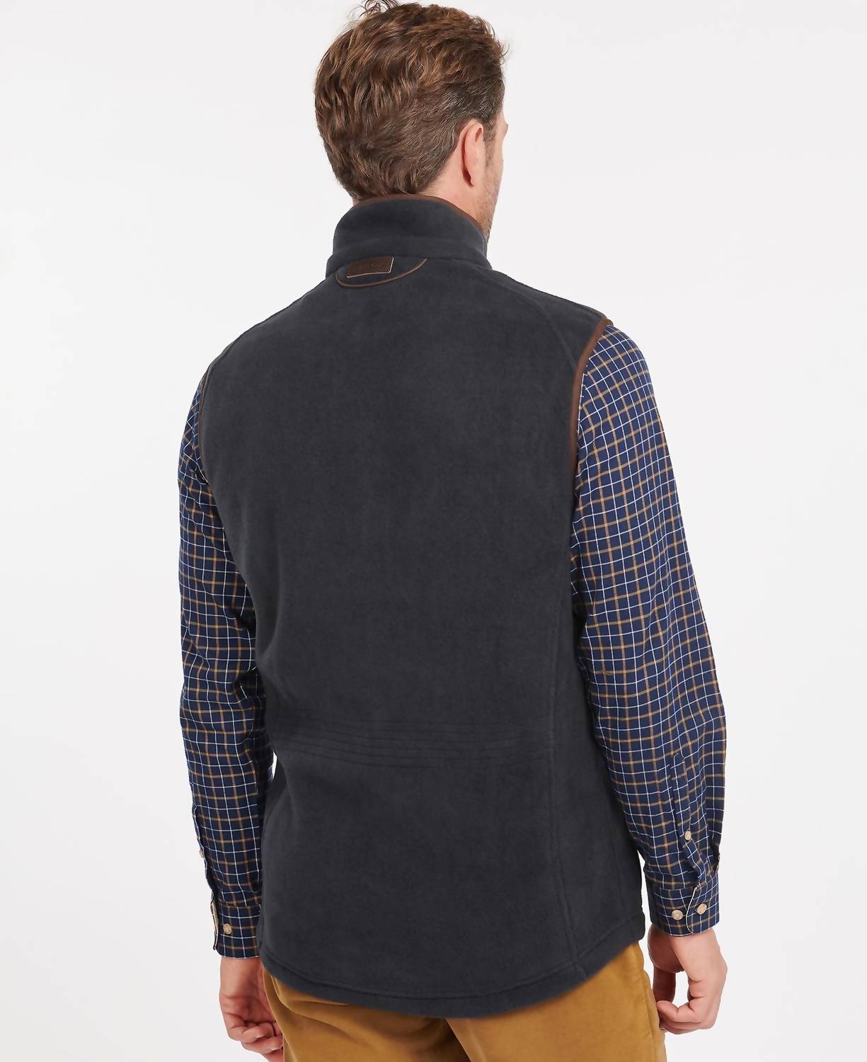 Barbour Langdale Gilet in navy - men's jacket - detail view