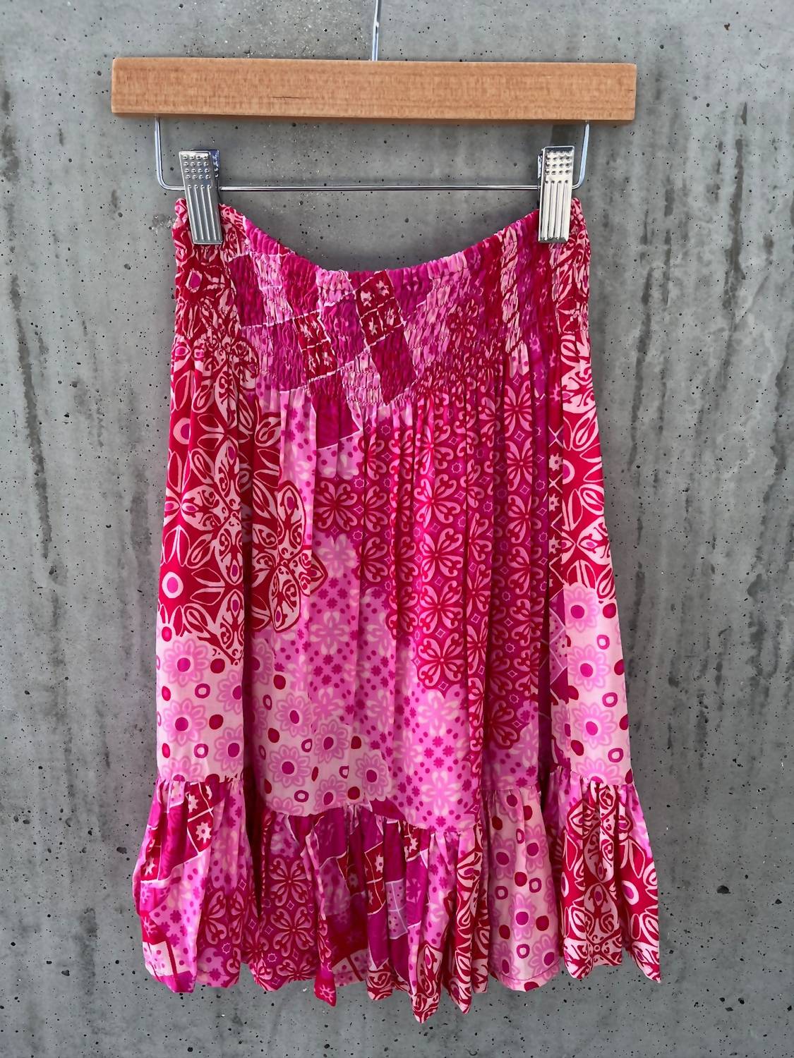 SEALUSTRE Girls Drifter Skirt in pink - kids' skirt - detail view