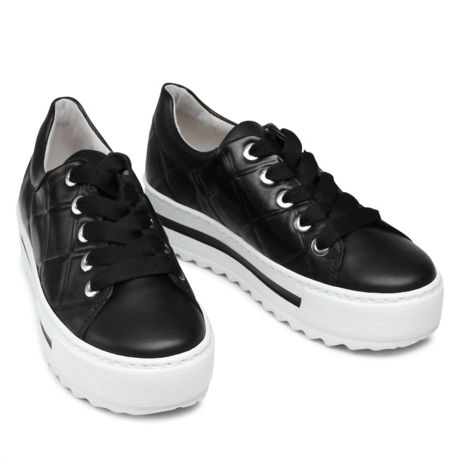 Gabor - Women's Platform Leather Sneaker