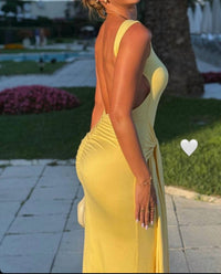 Art & Love Usa - Spandex Ruched Maxi Dress
