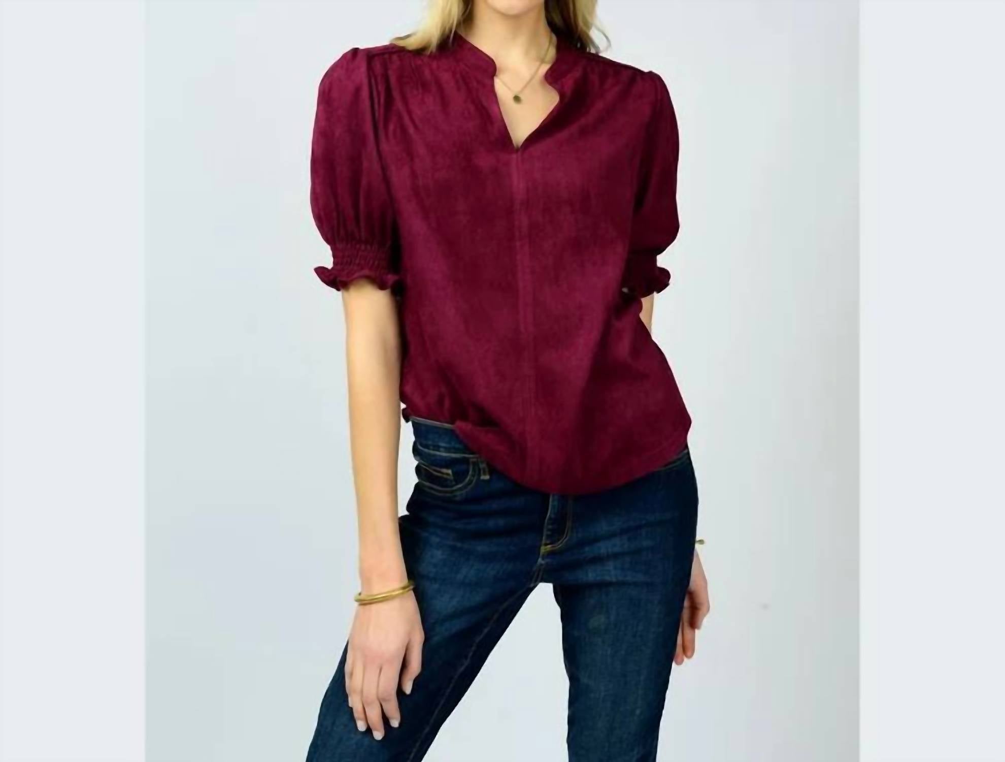Ivy Jane - Suede Top