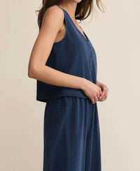 Z Supply - Solace Jersey Denim Top
