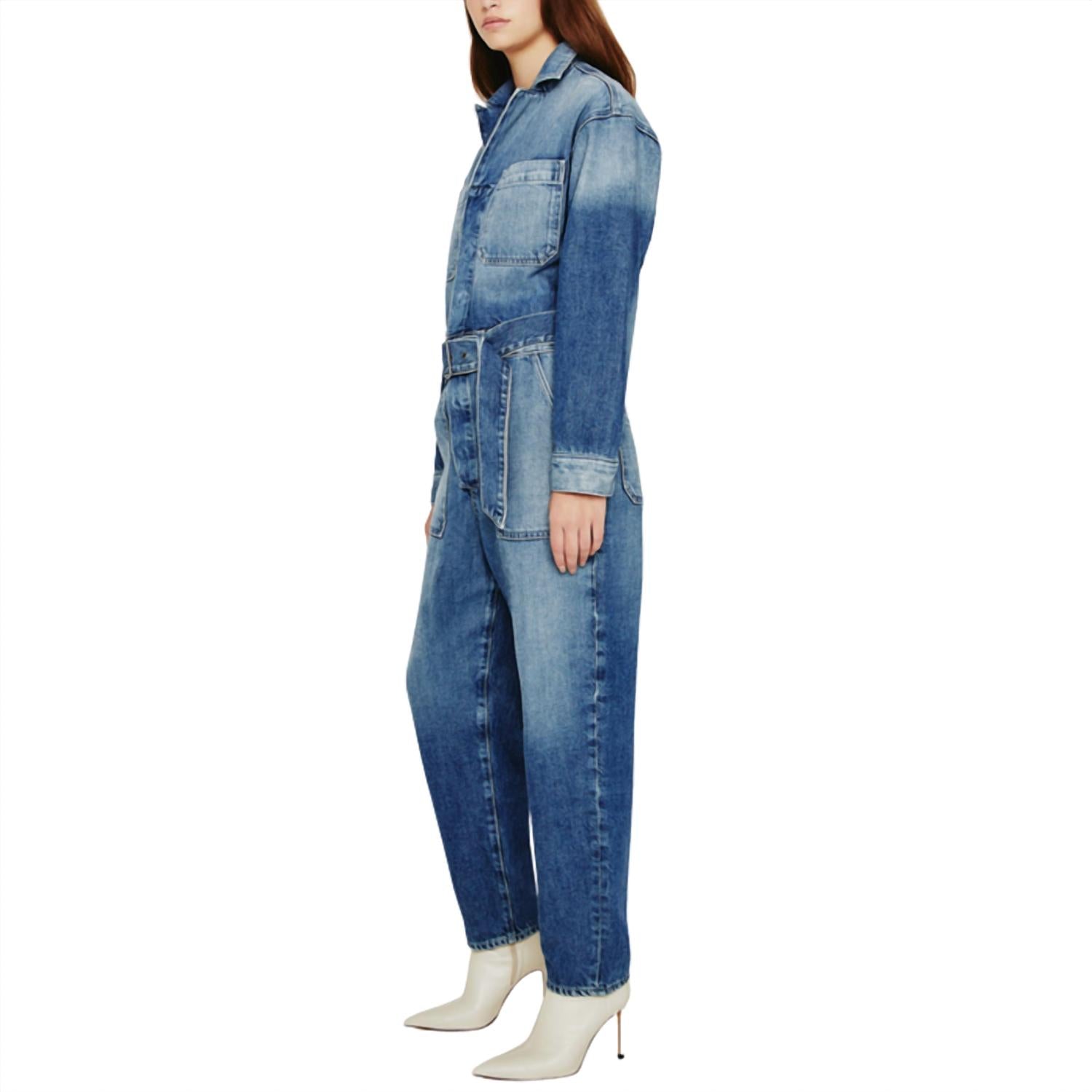 AG Jeans Women's Ryleigh Jumpsuit in denim - women's pants - view 5