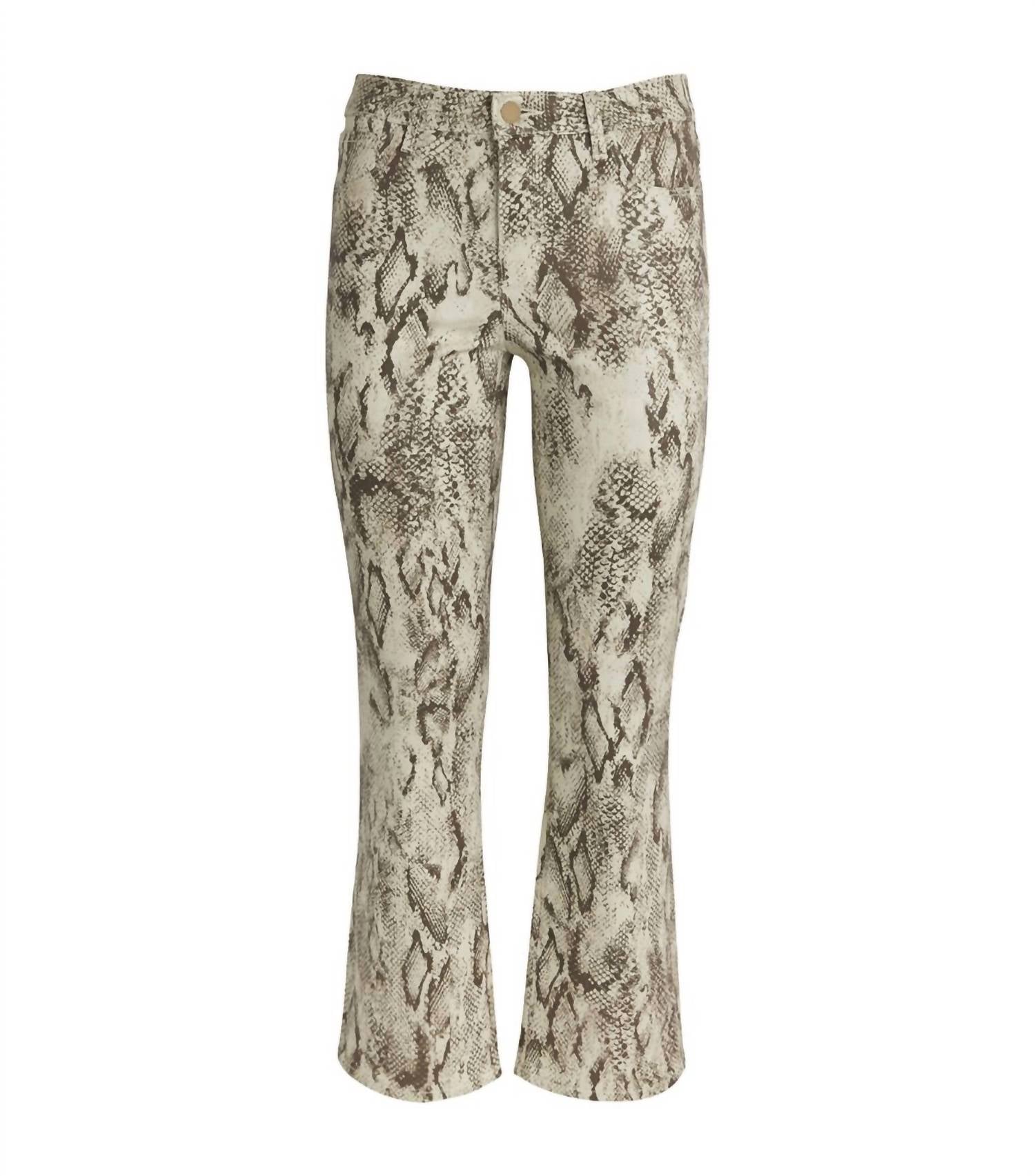 L'Agence - Tati High Rise Crop Micro Boot Pants