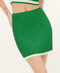 Illa Illa Varsity Set in kelly green - women's sleepwear - alternate view
