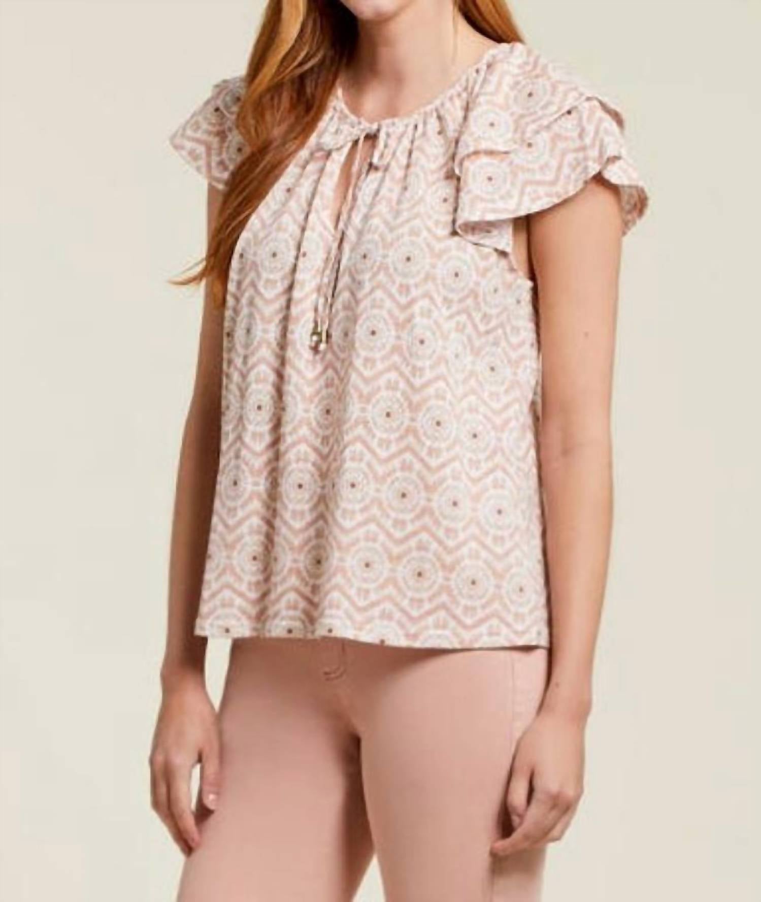 Tribal - Frilled Peasant Blouse