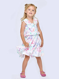 Baby Sara - Kid's Bow Print Dress
