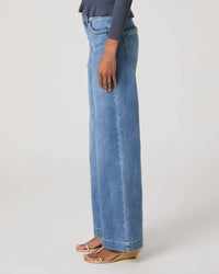 Paige - Anessa 31 Braided Pocket Edge Wide Leg Jean