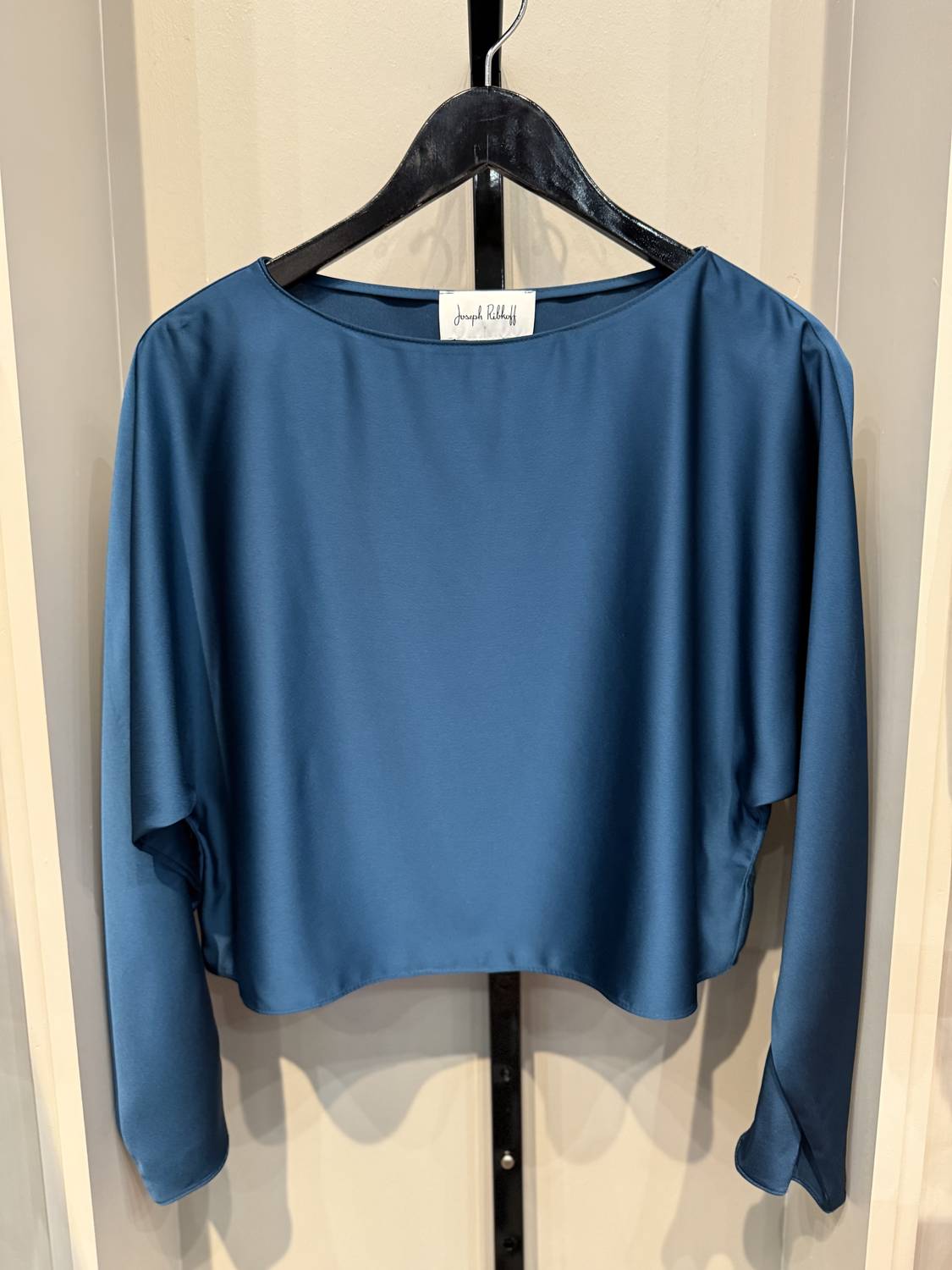 Joseph Ribkoff Women's Long Sleeve Top in blue - women's long sleeve top