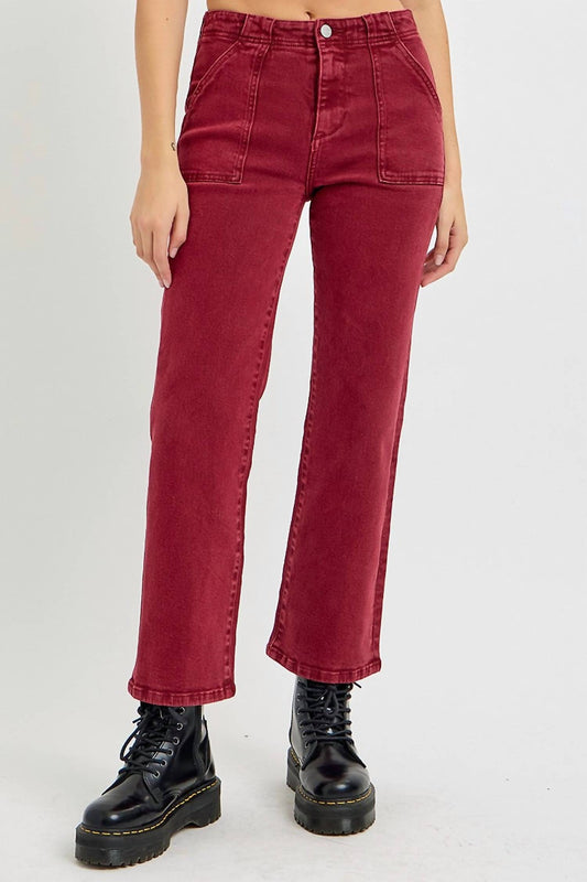 Risen - High Rise Ankle Flare Risen Jeans