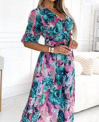 Catwalk Wholesale - Chiffon Floral Dress