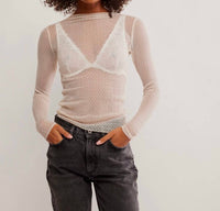 Free People - Minding My Business Sheer Top