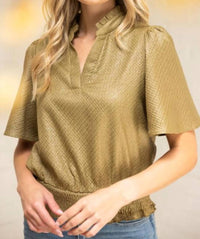 Voy - Smocked Top