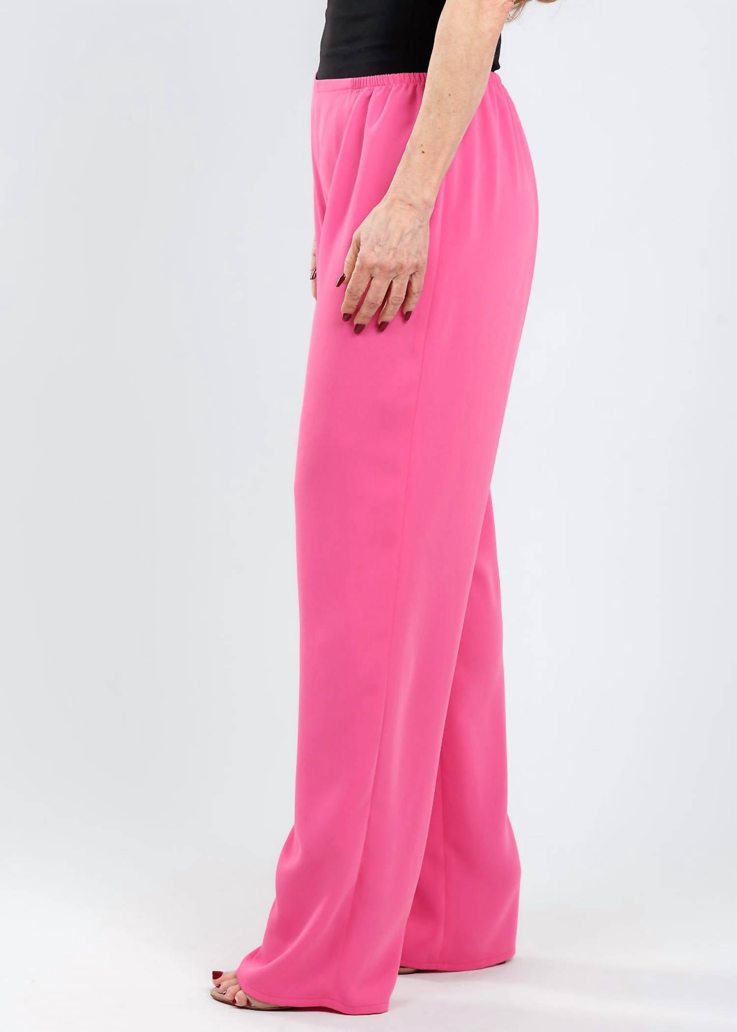 Caroline Rose - Women's Matte Crepe Straight Leg Pants
