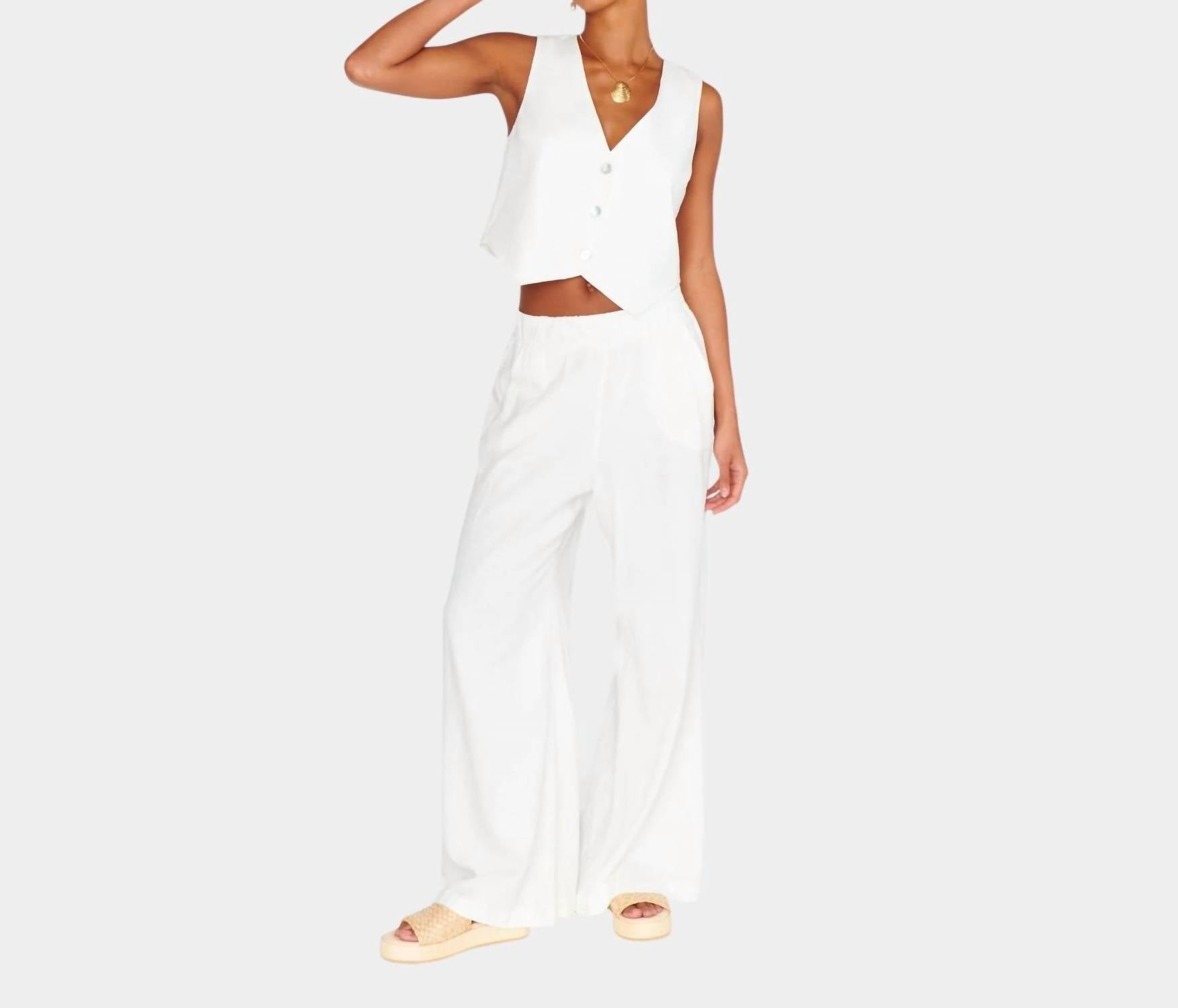 Show Me Your Mumu - Vince Linen Pants