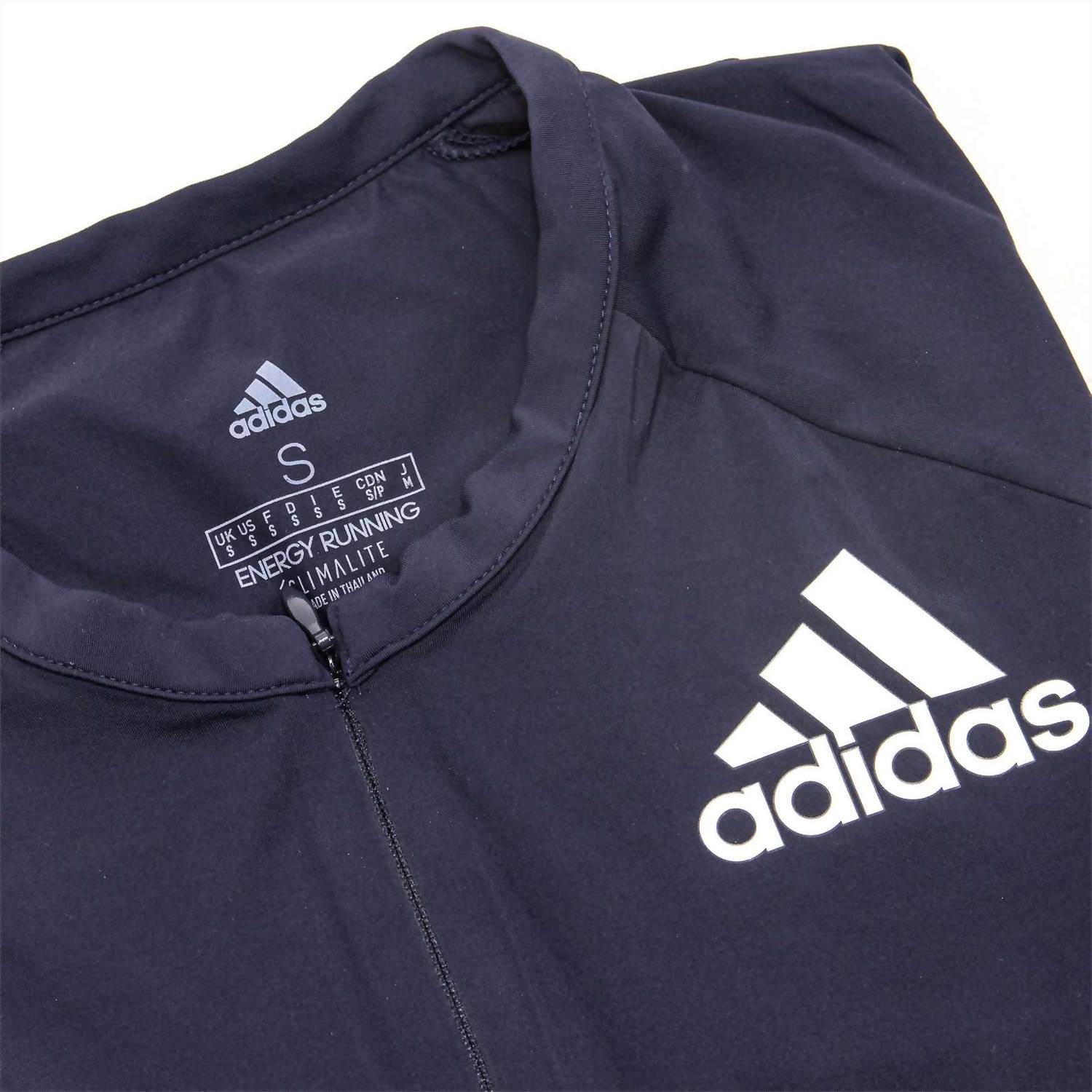 adidas Men Half Zip Long Sleeve Tee in legend ink - men's long sleeve top - view 5