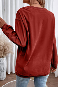 Aapparella - Ribbed Loose Fit Sweatshirt