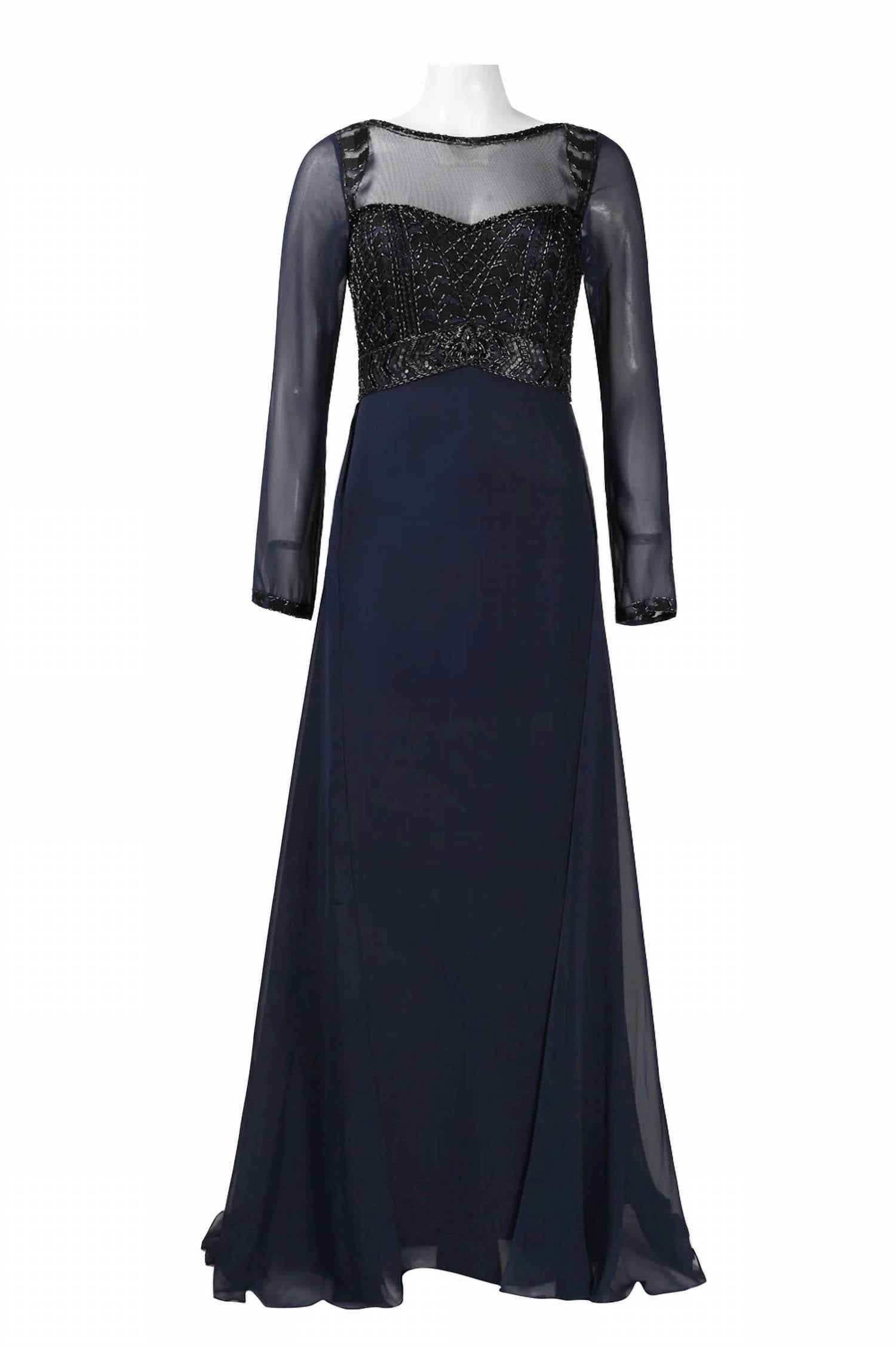 Sue Wong - Beaded Bodice Evening Dress