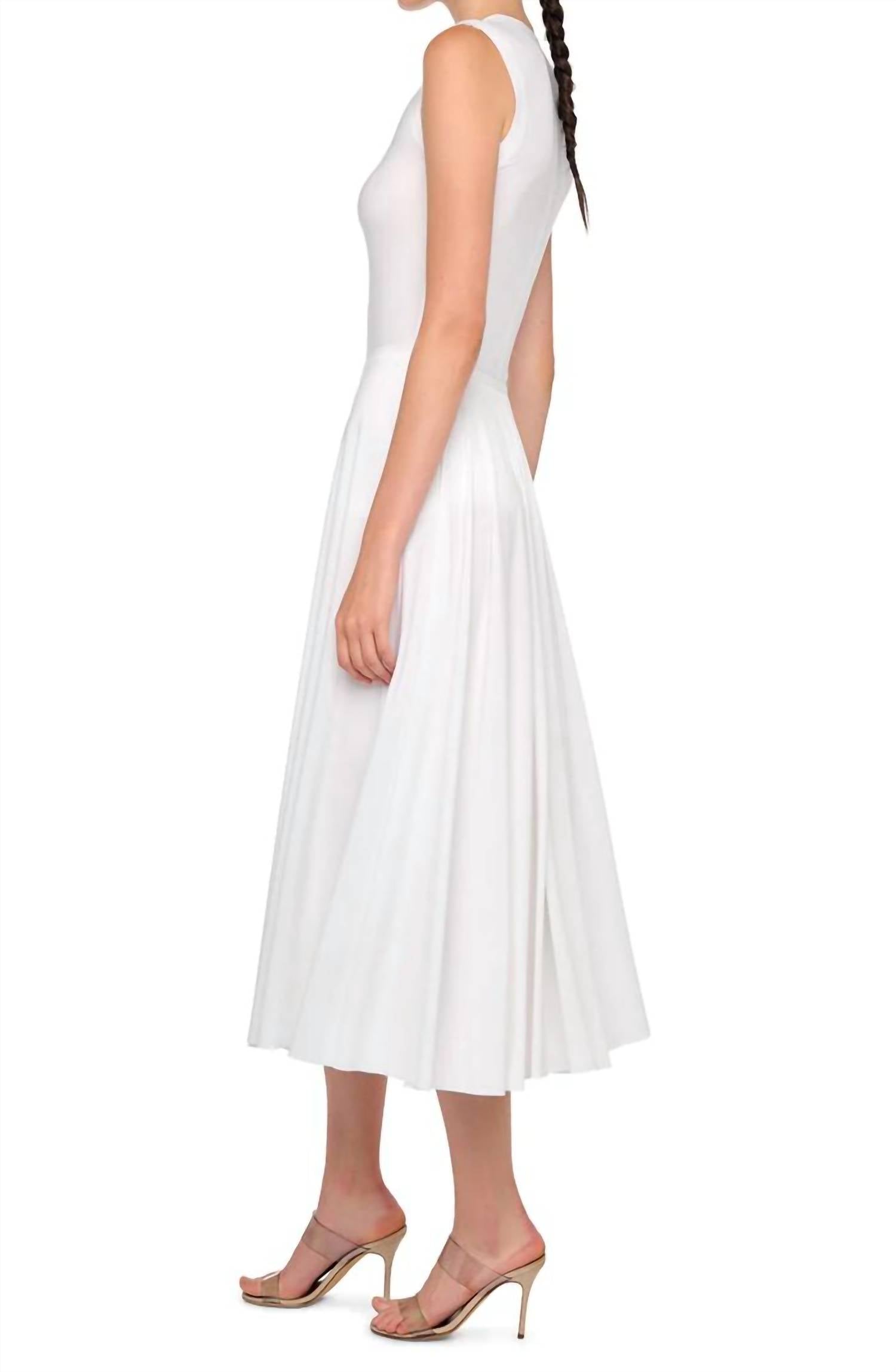 Norma Kamali - Flared Midi Skirt