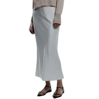 Saint Art - Talia Charmeuse Midi Skirt