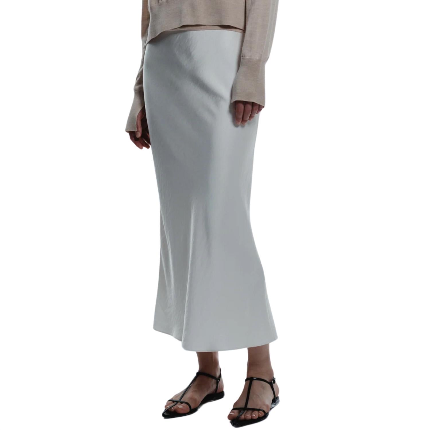Saint Art - Talia Charmeuse Midi Skirt