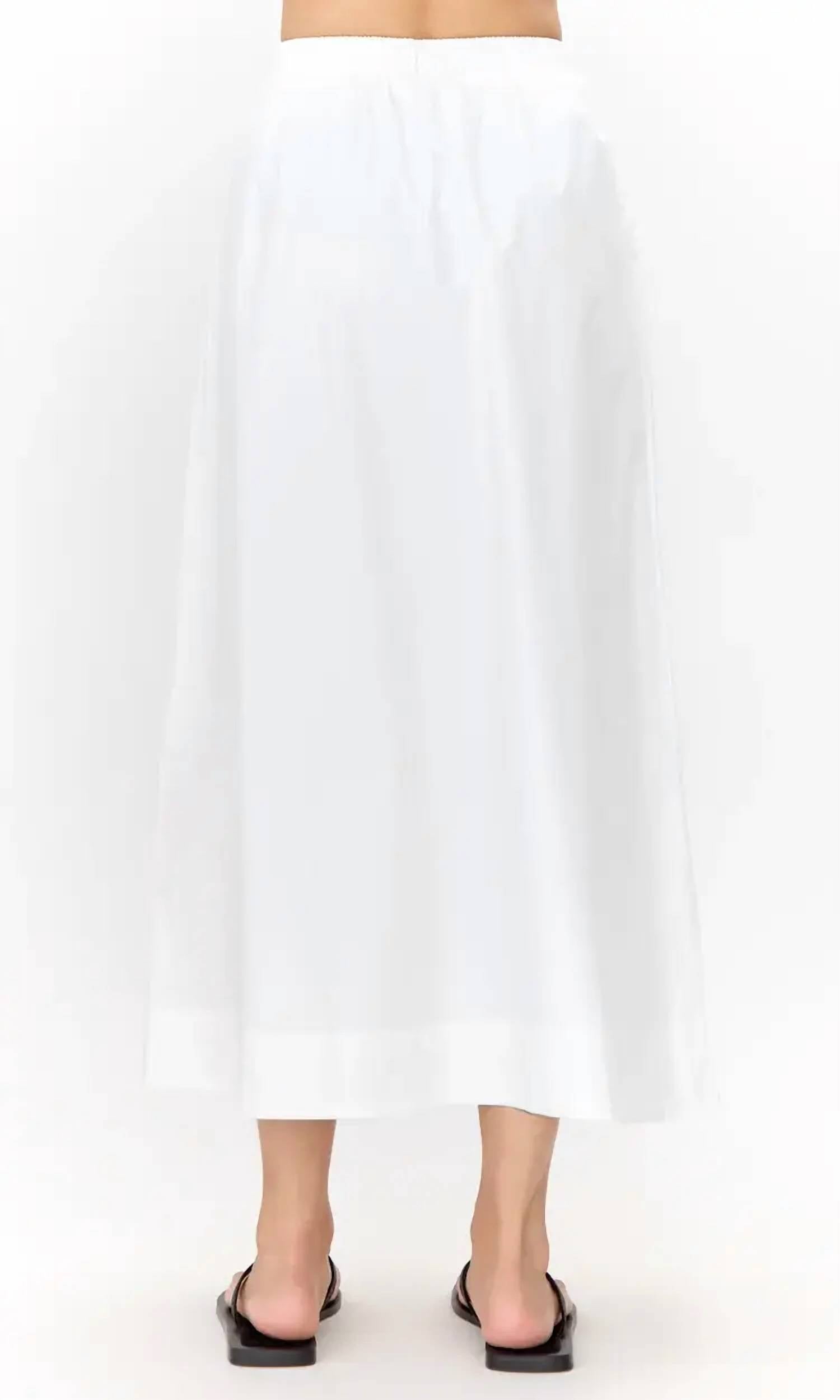 Greylin - Poplin Midi Skirt