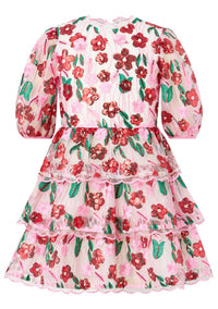 Marlo - Shyla Embroidered Mini Dress