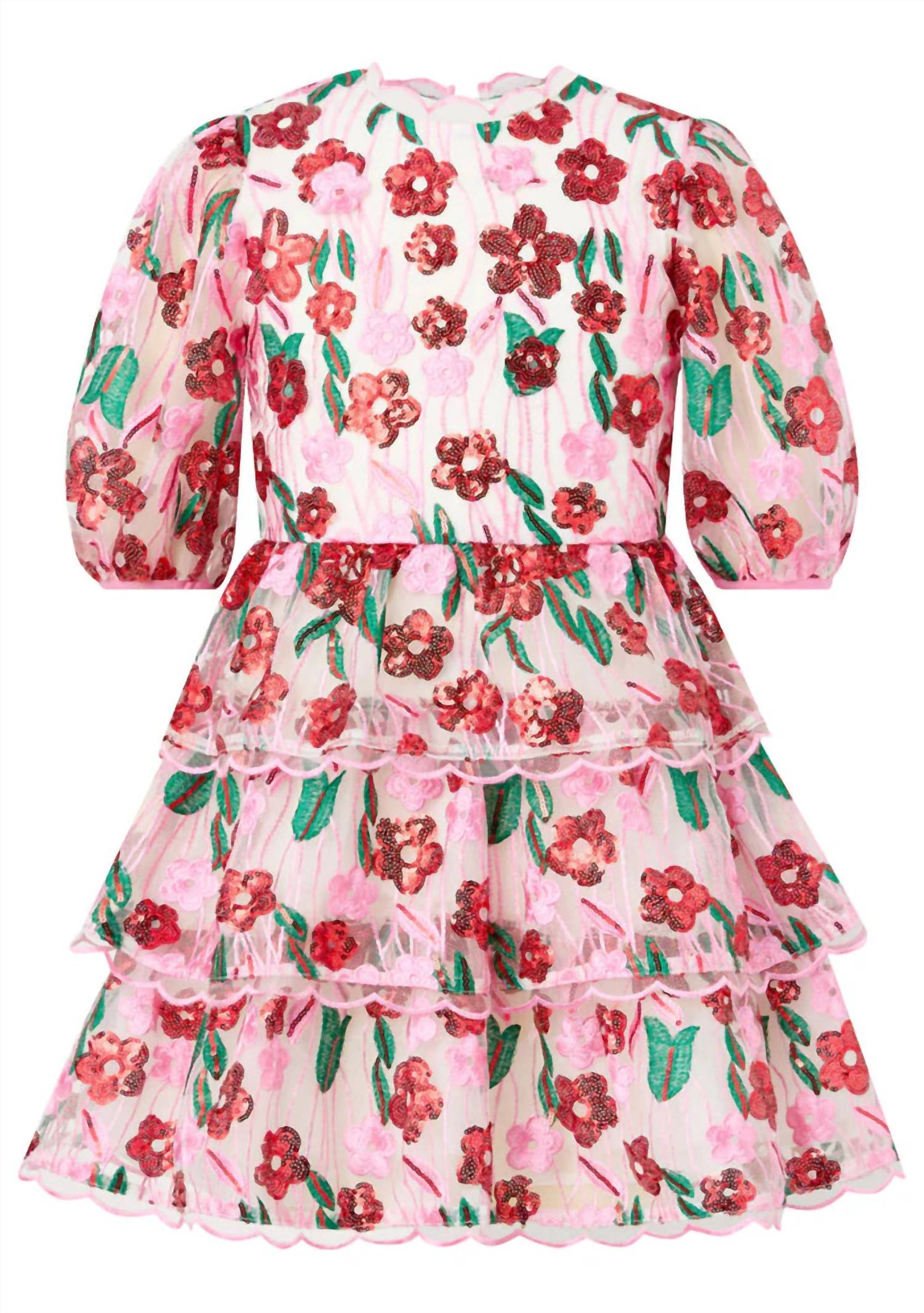 Marlo - Shyla Embroidered Mini Dress