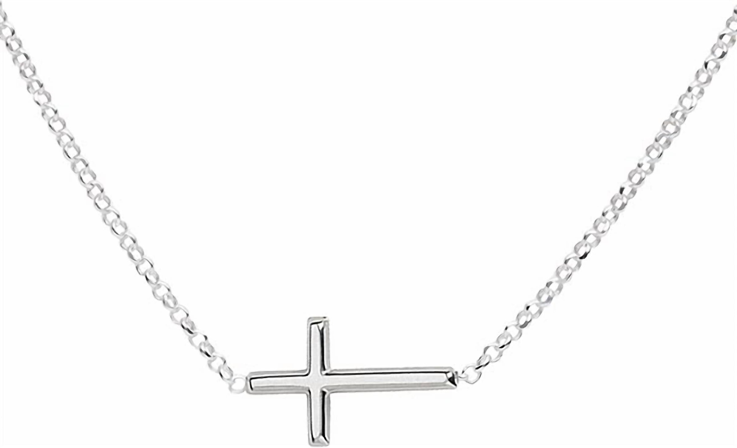 White Label - Women's Tiny Cross Necklace