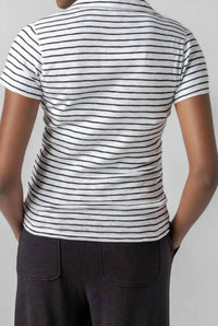 Lilla P - Striped Polo Tee