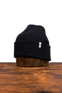 Upstate Stock Unisex Blackout Easy Fit Upcycled Cotton Beanie - men's hat
