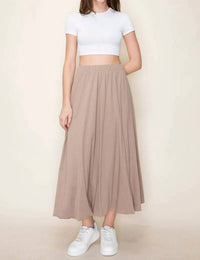 Tres Bien - Cotton Bubble Midi Skirt
